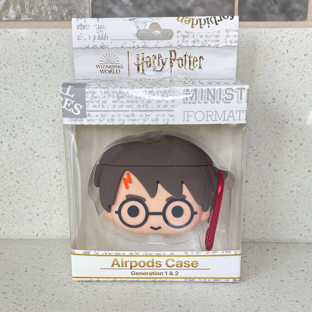 NEW Harry Potter Wizarding World AirPods Case Gen 1 & 2 Silicone Character Cover